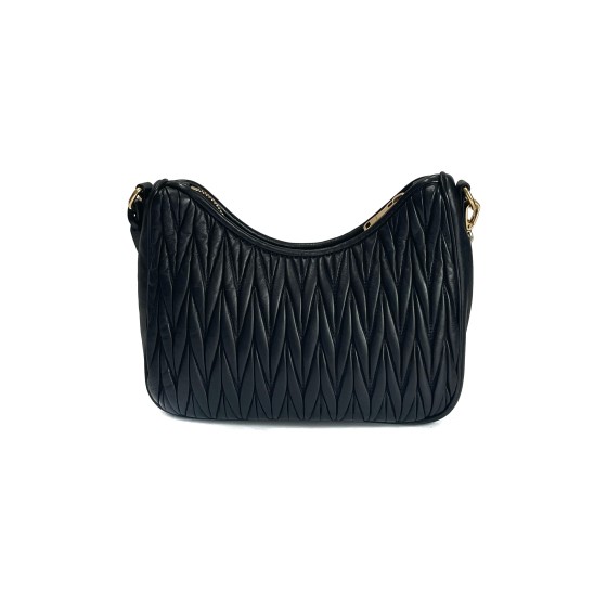 Miu Miu Matelassé Leather Hobo Bag